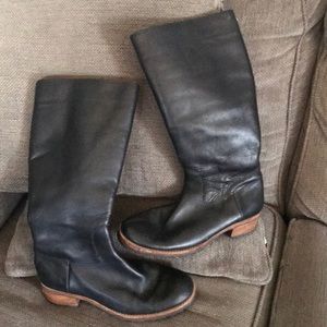 UGG Australia Black Leather Boots